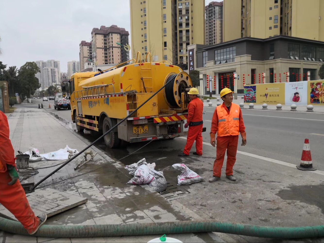 大荔排污管道清淤-管道清洗